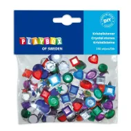 PlayBox: Samoprzylepne kryształki, 150 sztuk, 10-14 mm