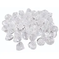 PlayBox: zestaw 50 sztuk plastikowych kryształków, 3,7 cm