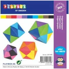 PlayBox: Zestaw papierów origami 500 sztuk 15x15cm