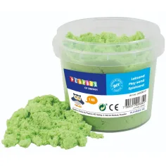 PlayBox: Zielony kolor piasku w wiaderku 1kg