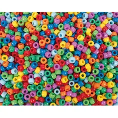PlayBox: Żywe kolorowe koraliki do nawlekania 9mm 1000szt