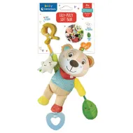 Pluszowy miś do wózka dziecięcego – Clementoni baby