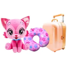 Podróżni przyjaciele – Rosie Jetset Kalandor Kitti pluszowa kotka z walizką i poduszką zdjęcie 2