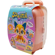 Podróżni przyjaciele – Solly Safari 2 Pustynny Soma pluszowy lis z walizką i poduszką zdjęcie 1