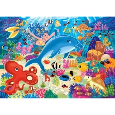 Podwodne przygody – 30-elementowe puzzle SuperColor – Clementoni zdjęcie 2