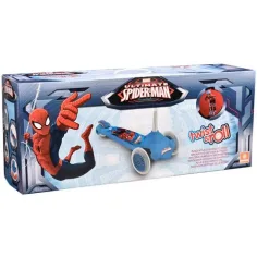 Mały hulajnoga z podwójnymi kołami Spider-Mana zdjęcie 2