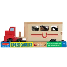 Drewniany pojazd transportowy koni - Melissa & Doug
