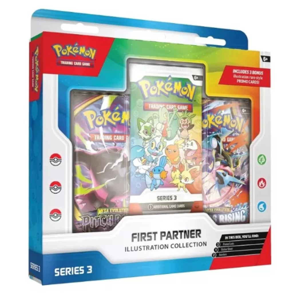 Pokémon TCG First Partners Illustration Collection – Series 3 zestaw kolekcjonerski