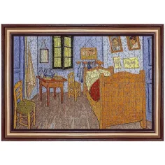 Pokój Van Gogha w Arles, Van Gogh - puzzle 500 elementów z ramką - Trefl