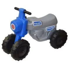 Motocykl policyjny napędzany nogą z 4 kołami - D-Toys