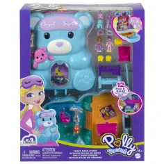 Polly Pocket: Zestaw zabawek z torbą misia Teddy z akcesoriami