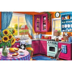Poranek w kuchni puzzle Easy Piece 300 elementów - Trefl zdjęcie 2