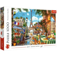 Poranek w Paryżu 1000 elementów puzzle - Trefl
