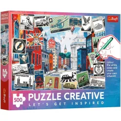 Pozdrowienia z Londynu – 500 elementów Creative puzzle – Trefl