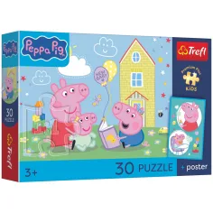 Premium puzzle Peppa Świnka 30 szt. - Trefl zdjęcie 1