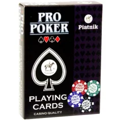 PRO Poker Club karty do pokera (1x55 kart) - Piatnik