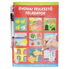 Przedszkolne zadania rozwojowe do zmazywania flamastrem - D-Toys