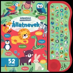 Przeglądaj dźwięki! - Książka aktywności o nazwach zwierząt