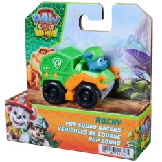 Psi Patrol: Dino Movie Rocky mini samochodzik wyścigowy 6,4 cm - Spin Master
