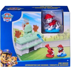 Paw Patrol: Zestaw do ratowania pożaru z figurką Marshalla – Spin Master