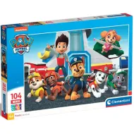 Psi Patrol gotowy do akcji maxi supercolor puzzle 104 elementów - Clementoni