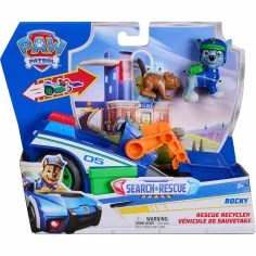 Psi Patrol: Pojazd Rocky'ego z figurką do ciągnięcia - Spin Master