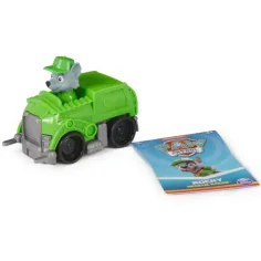 Psi Patrol: Rescue Racers Rocky z ciężarówką śmieciarką - Spin Master