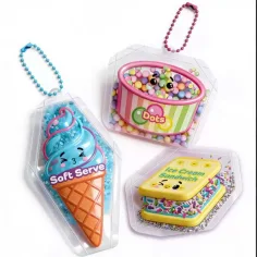 Puffy Pouches: Zestaw projektów Pufi charm - lodziarnia zdjęcie 3