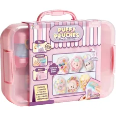 Puffy Pouches: Zestaw z projektem uroczego Pufi - wata cukrowa