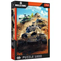 Puzzle 1000 elementów czołgów z World of Tanks - Trefl zdjęcie 1