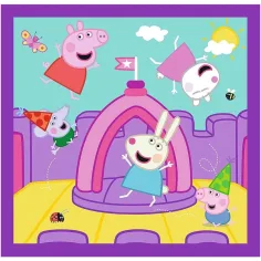 Świnka Peppa 3 w 1 20-36-50 sztuk puzzli - Trefl zdjęcie 3