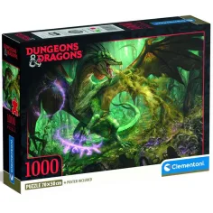 Puzzle Dungeons & Dragons 1000 elementów - Clementoni