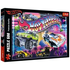 Puzzle Hot Wheels z lat 80-tych 500 elementów - Trefl zdjęcie 1