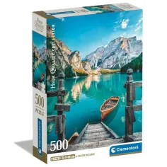 Puzzle HQC Braies jezioro 500 elementów - Clementoni