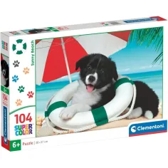 Puzzle Super Color 104 elementy - Clementoni