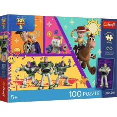 Puzzle UFT 100 sztuk z plakatem - Trefl