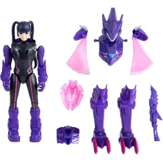 Quantum Heroes: Dinoster Trina figura akcji z fioletową zbroją 20 cm zdjęcie 2