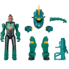 Quantum Heroes: Figurki akcji Dinoster Oz z zielonym pancerzem 20 cm zdjęcie 2
