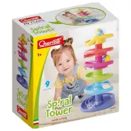 Quercetti: Zestaw torów kulkowych Spiral Tower 10 sztuk