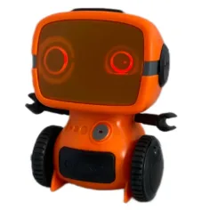 RC interaktywny robot TalkBot z trybem walkie-talkie, w kolorze pomarańczowym, 2,4 GHz zdjęcie 3