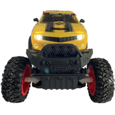 RC Off-Road zdalnie sterowany żółty Camaro z światłem 27 MHz 29cm w skali 1/14 zdjęcie 4