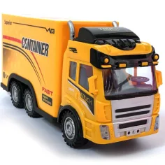 RC Zdalnie sterowany ciężarówka kontenerowa z efektami świetlnymi 27MHz w skali 1/14 zdjęcie 2