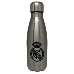 Real Madrid Bidon ze stali nierdzewnej w kolorze srebrnym 550ml