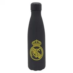 Real Madrid Stal nierdzewna podwójna czarna-złota butelka 500ml