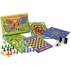 Rodzinny zestaw gier 125 rodzajów - D-Toys