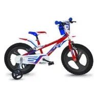 Rowerek górski R1 czerwono-niebieski dziecięcy rower w rozmiarze 14 - Rower Dino Bikes