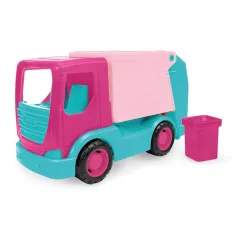 Różowy śmieciarka Tech Truck 28cm - Wader