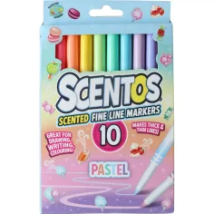 Scentos Aromatyczne, cienkopis w pastelowych kolorach, 10 sztuk
