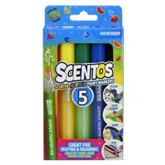 Scentos Aromatyczny flamaster akrylowy w neonowych kolorach 5szt