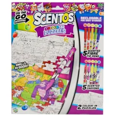 Scentos Kolorowanka puzzle zestaw